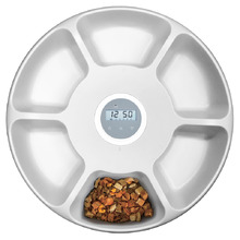 6 Meal Automatic Pet Food Dispenser with Timer